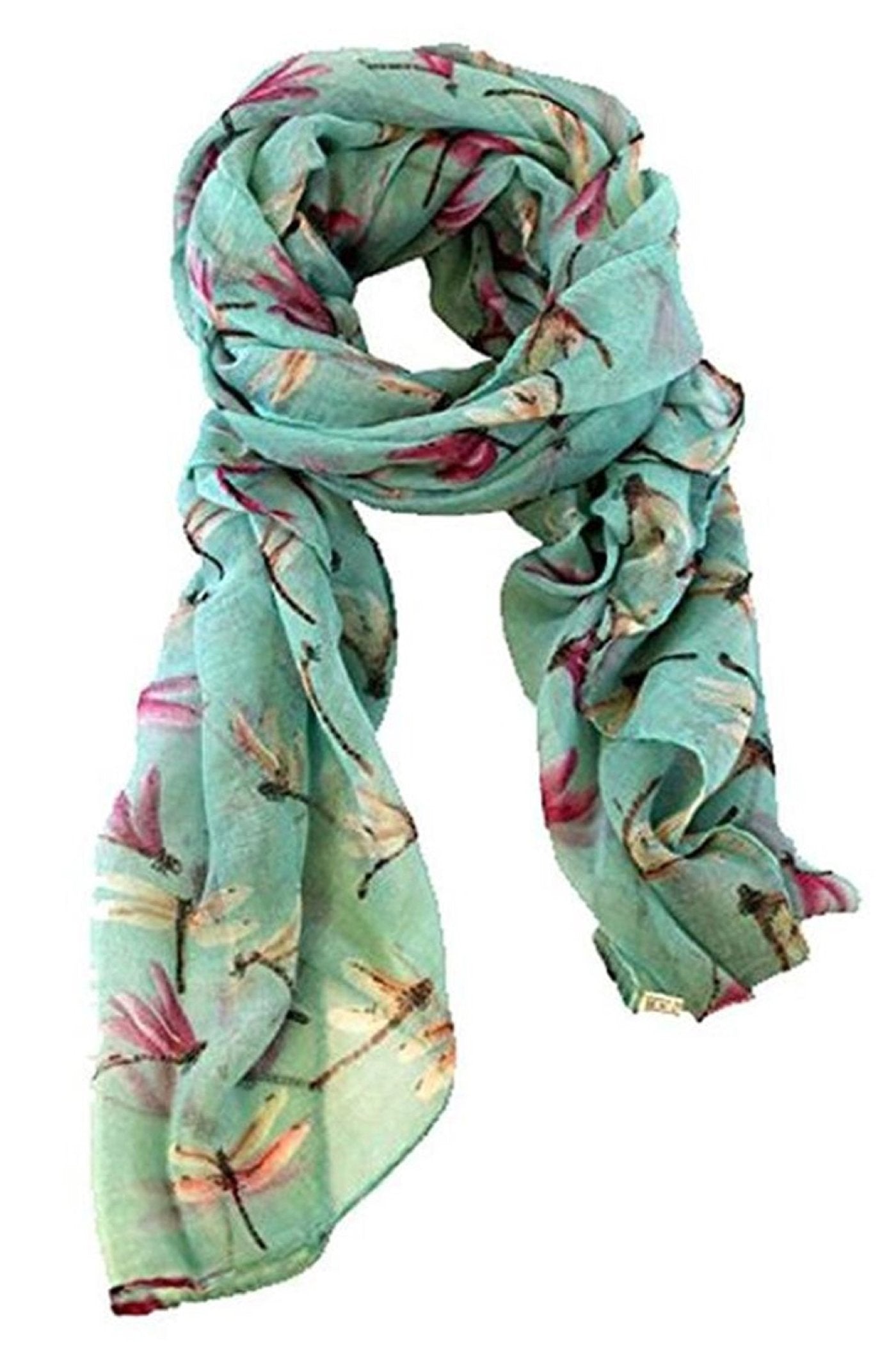 World of Shawls Women’s Lightweight Fashion Scarf – Soft Winter Wrap for Ladies, Long Shawl Scarf for Gifting, Bird & Floral Print Designs