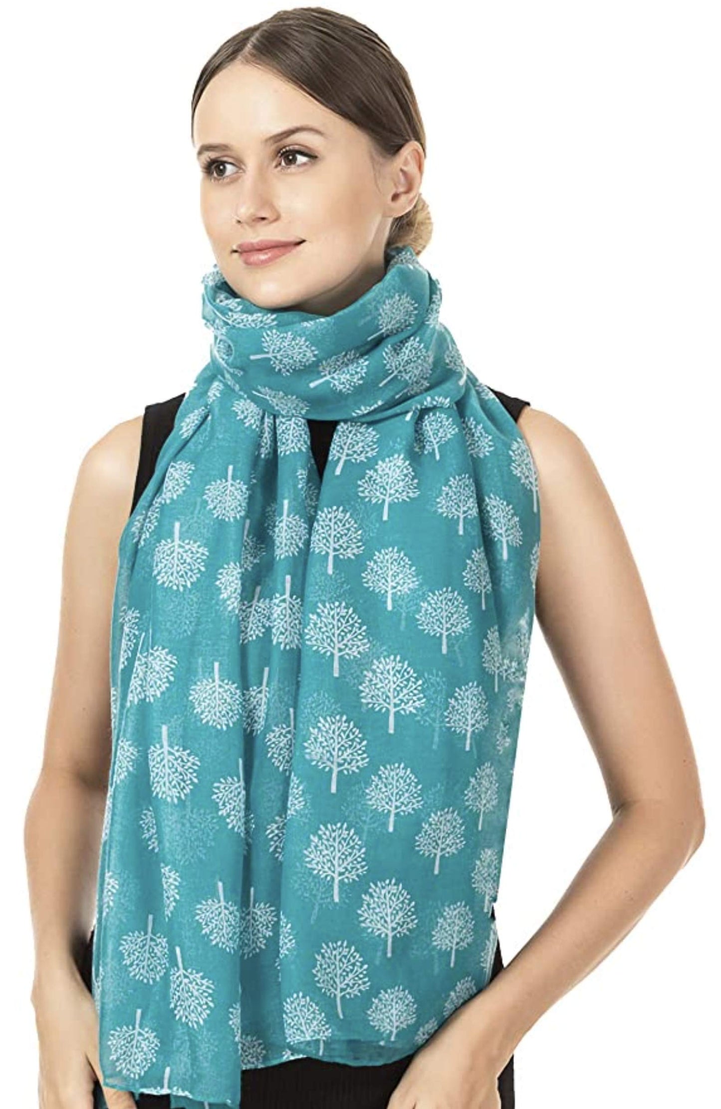 World of Shawls Women’s Lightweight Fashion Scarf – Soft Winter Wrap for Ladies, Long Shawl Scarf for Gifting, Bird & Floral Print Designs