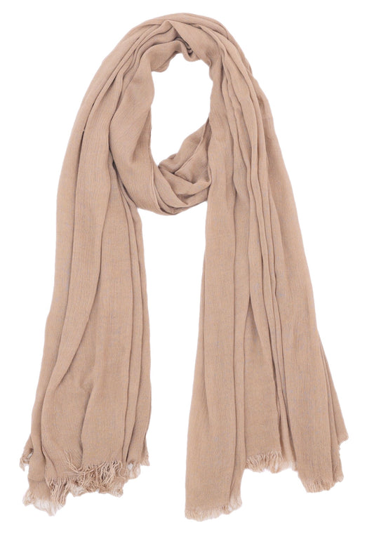 World of Shawls Soft Lightweight Scarf for Women – Classic Plain Wrap Shawl | Everyday Versatile Fashion Accessory