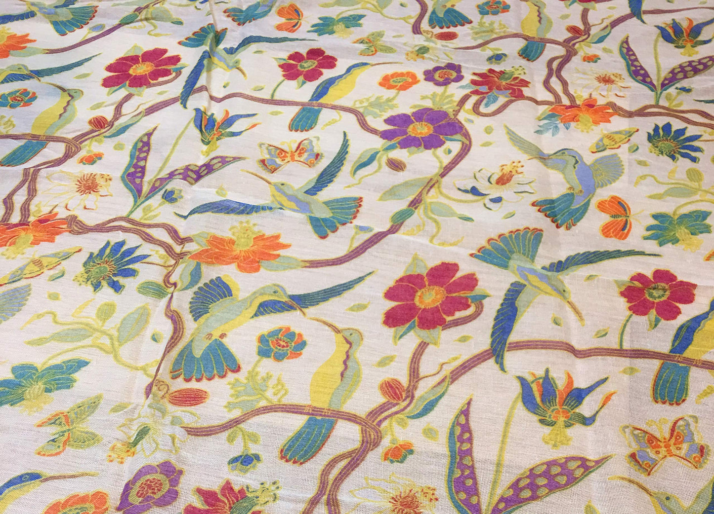 World of Shawls Women’s Lightweight Fashion Scarf – Soft Winter Wrap for Ladies, Long Shawl Scarf for Gifting, Bird & Floral Print Designs