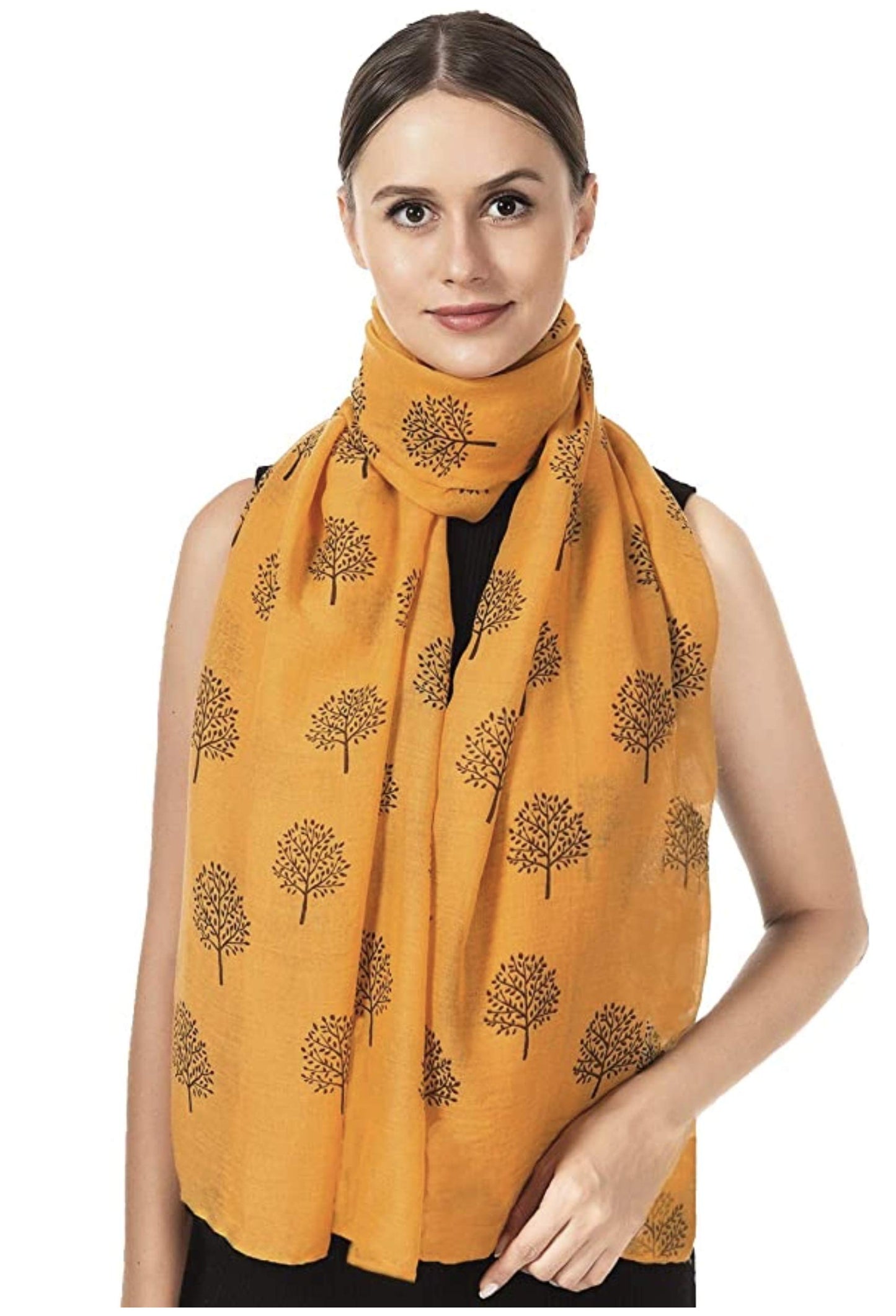 World of Shawls Women’s Lightweight Fashion Scarf – Soft Winter Wrap for Ladies, Long Shawl Scarf for Gifting, Bird & Floral Print Designs