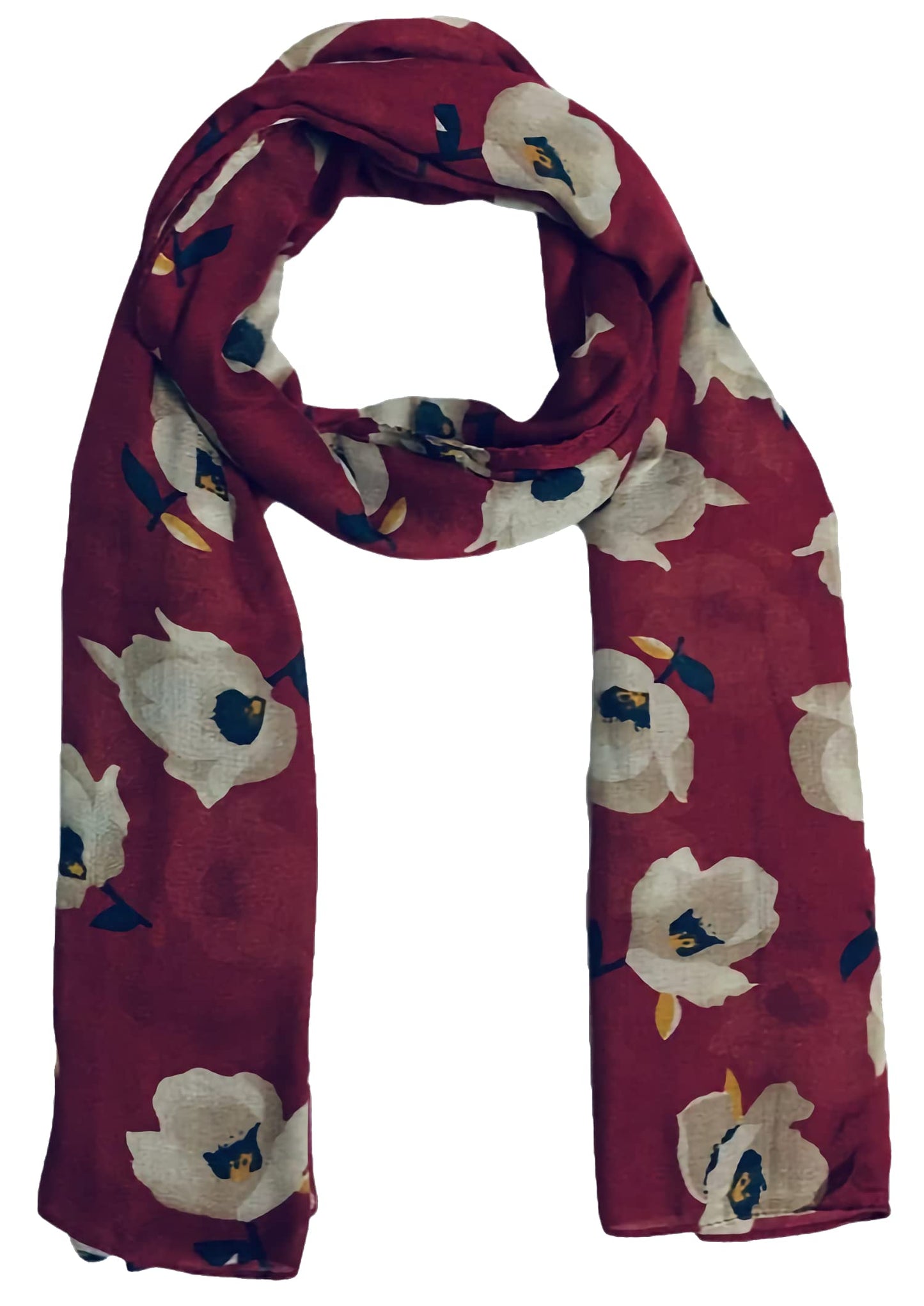 World of Shawls Floral Design Ladies Scarf Wrap Shawl