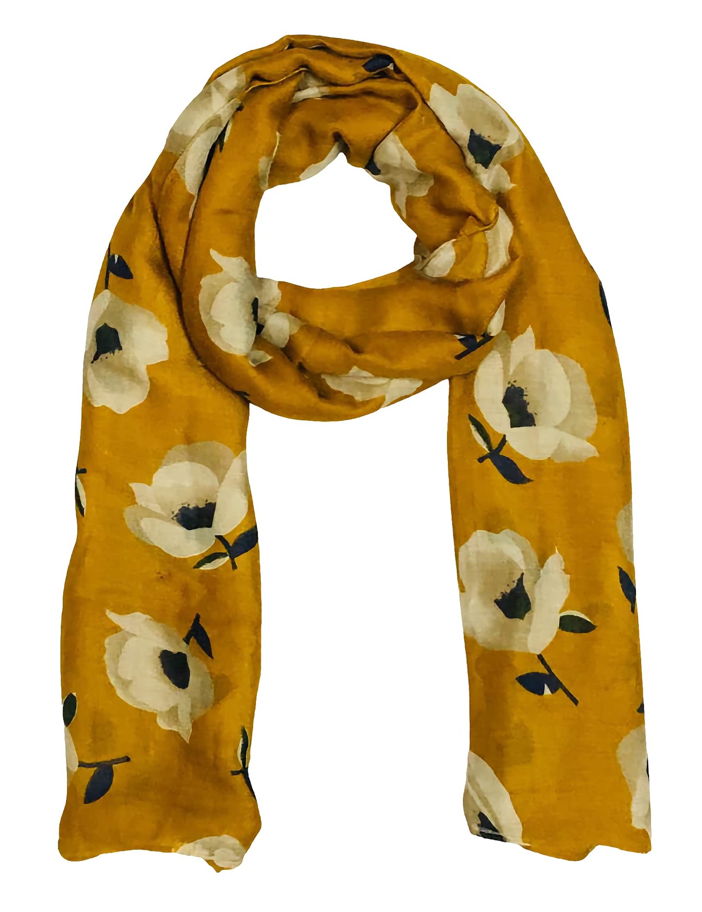 World of Shawls Floral Design Ladies Scarf Wrap Shawl