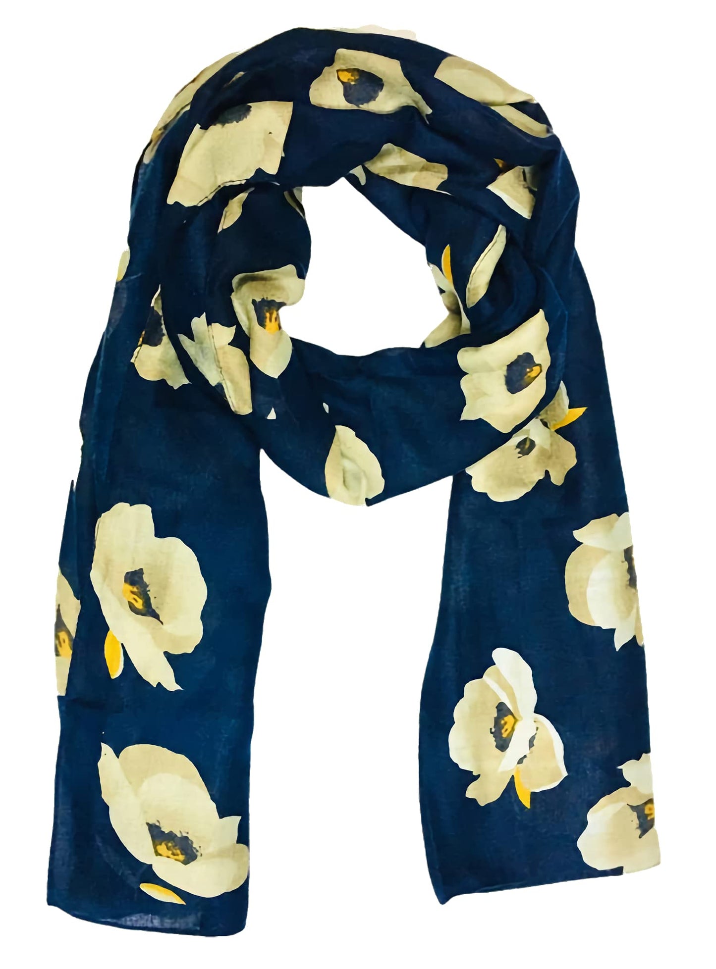 World of Shawls Floral Design Ladies Scarf Wrap Shawl