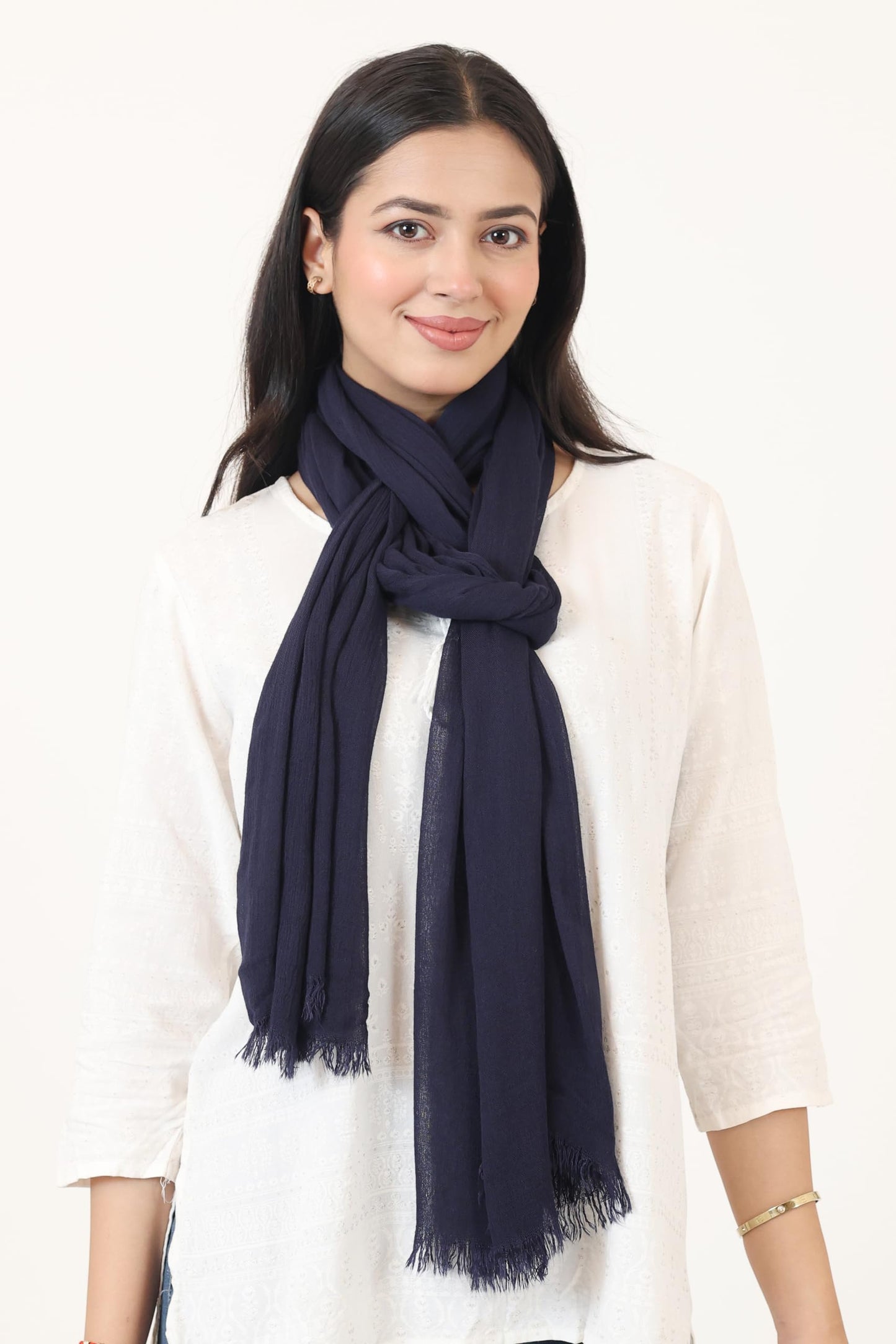 World of Shawls Soft Lightweight Scarf for Women – Classic Plain Wrap Shawl | Everyday Versatile Fashion Accessory