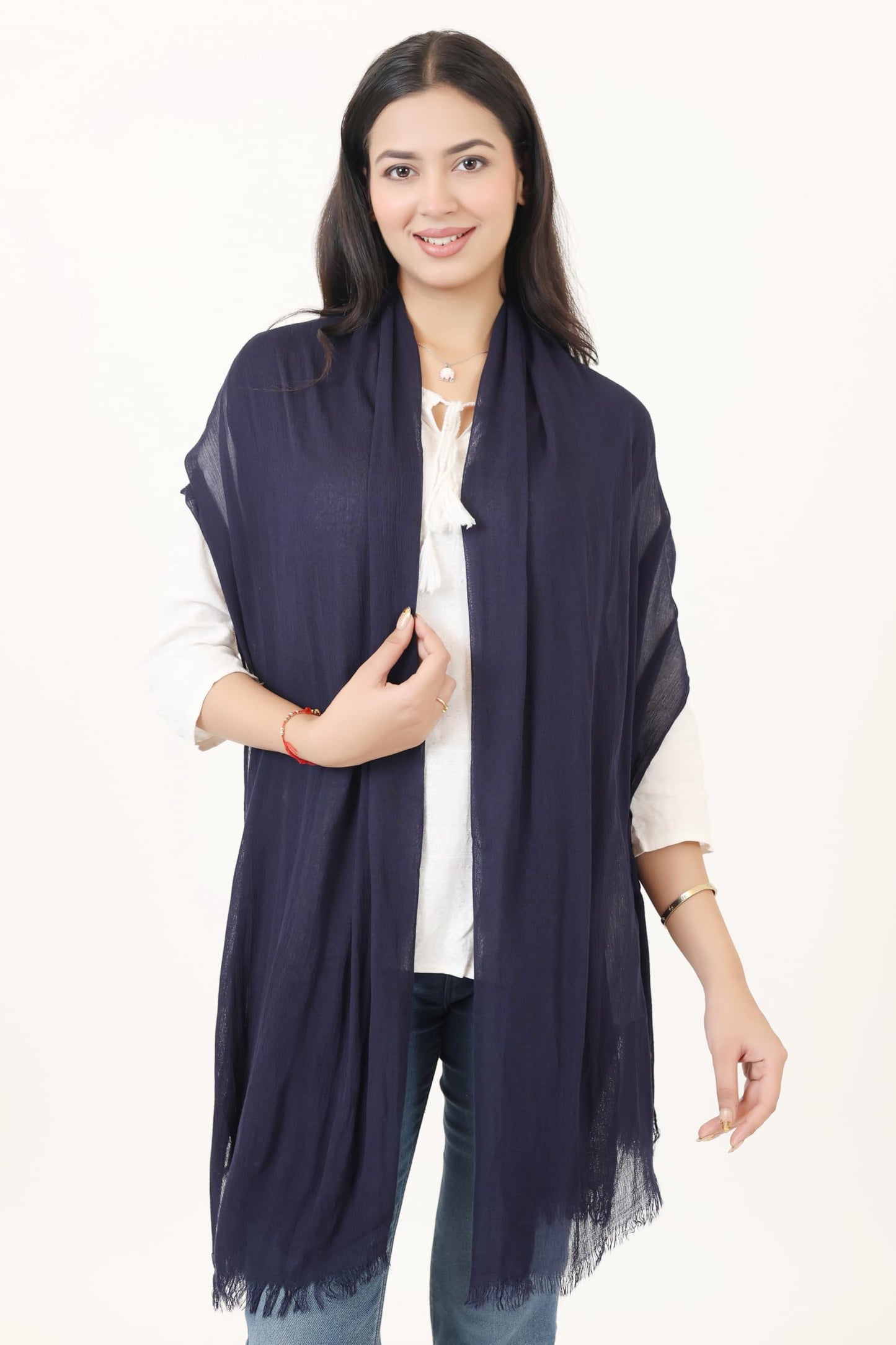 World of Shawls Soft Lightweight Scarf for Women – Classic Plain Wrap Shawl | Everyday Versatile Fashion Accessory