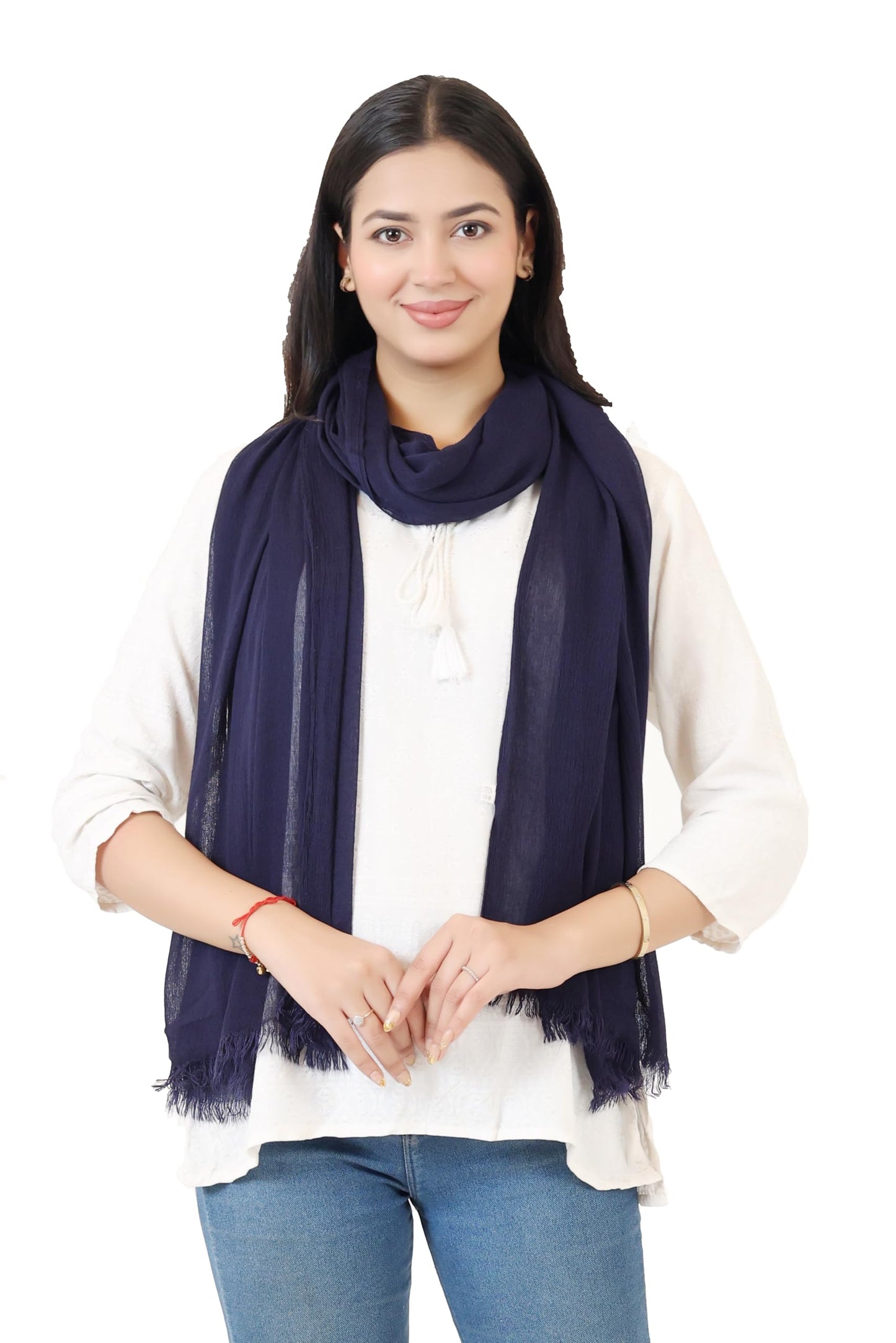World of Shawls Soft Lightweight Scarf for Women – Classic Plain Wrap Shawl | Everyday Versatile Fashion Accessory