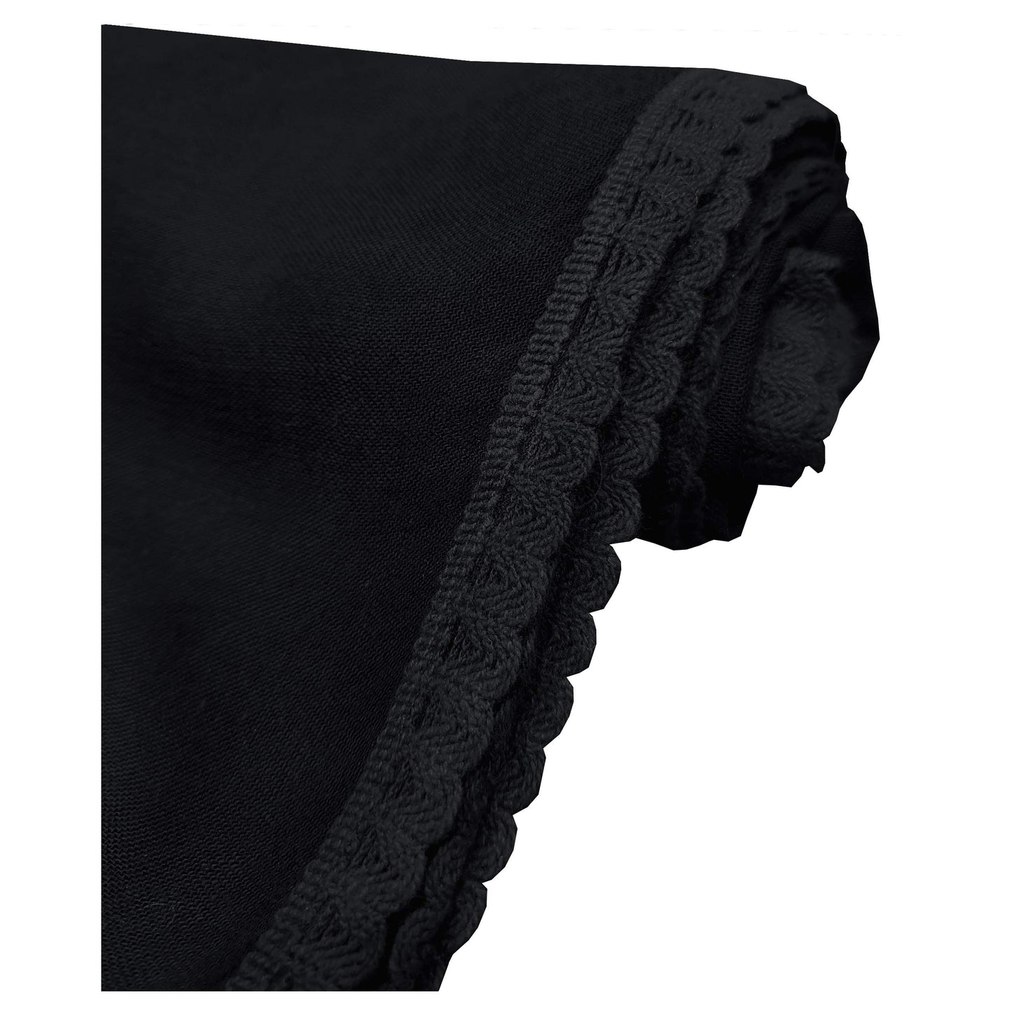 World of Shawls New Ladies Womens Plain with Delicate Lace Crochet Border Scarf Scarves Maxi Wrap