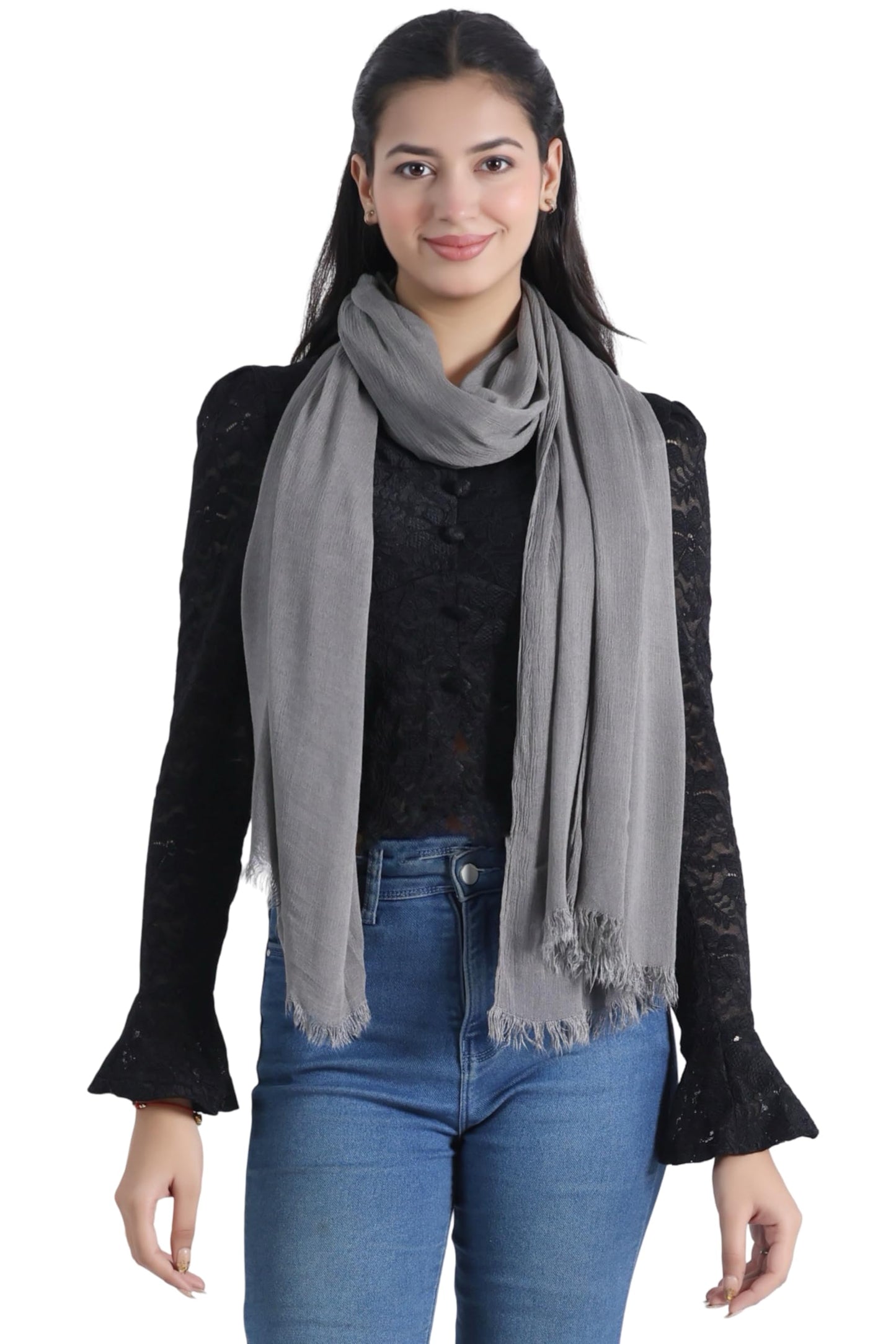 World of Shawls Soft Lightweight Scarf for Women – Classic Plain Wrap Shawl | Everyday Versatile Fashion Accessory