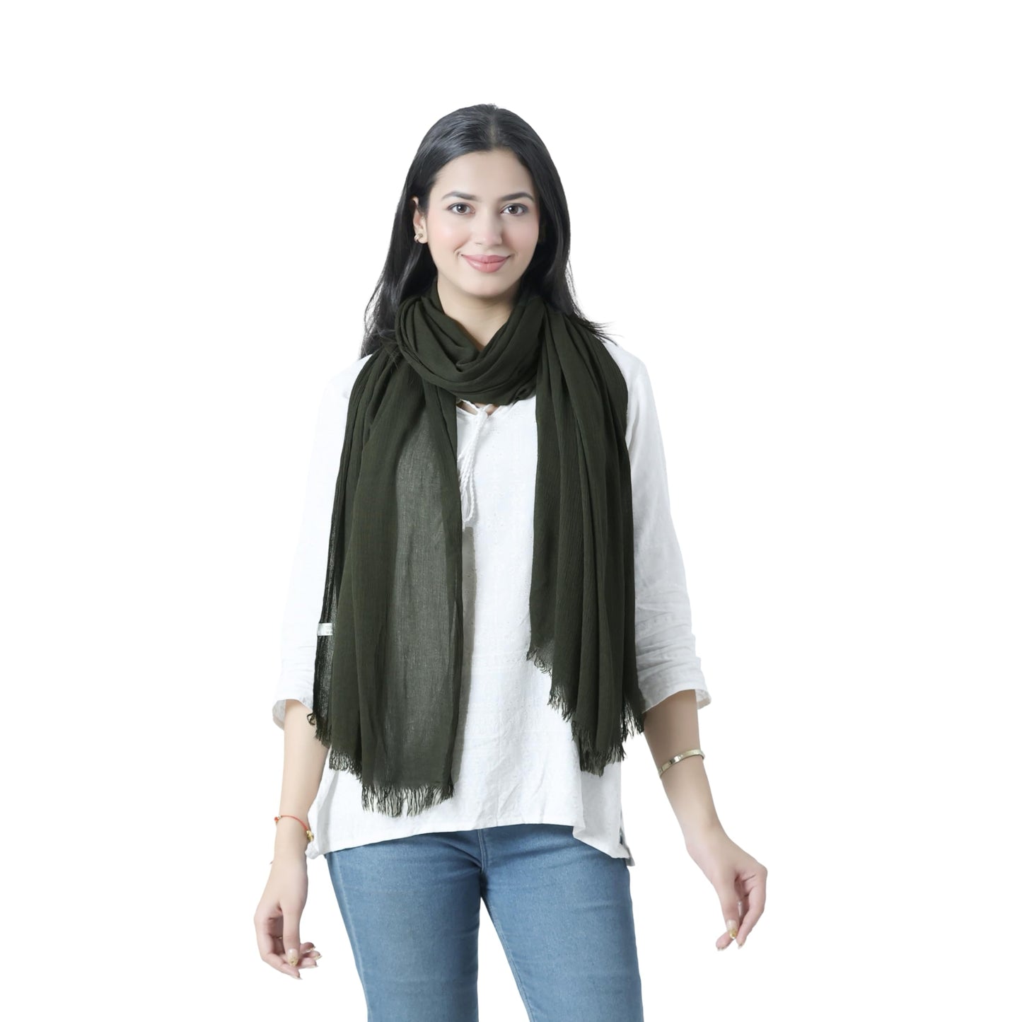 World of Shawls Soft Lightweight Scarf for Women – Classic Plain Wrap Shawl | Everyday Versatile Fashion Accessory