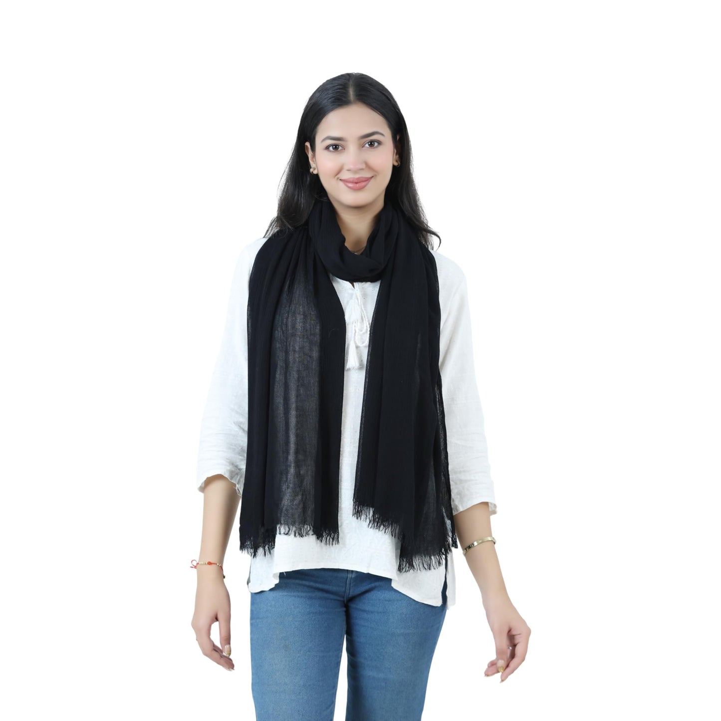 World of Shawls Soft Lightweight Scarf for Women – Classic Plain Wrap Shawl | Everyday Versatile Fashion Accessory