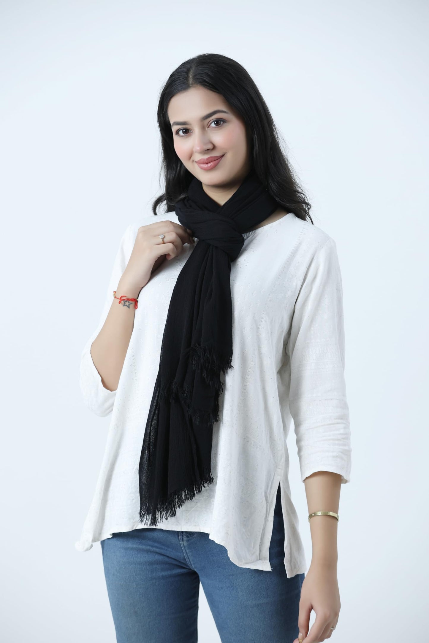 World of Shawls Soft Lightweight Scarf for Women – Classic Plain Wrap Shawl | Everyday Versatile Fashion Accessory