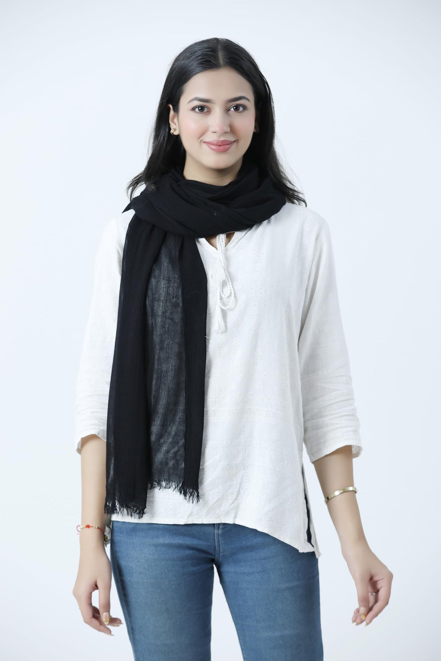 World of Shawls Soft Lightweight Scarf for Women – Classic Plain Wrap Shawl | Everyday Versatile Fashion Accessory