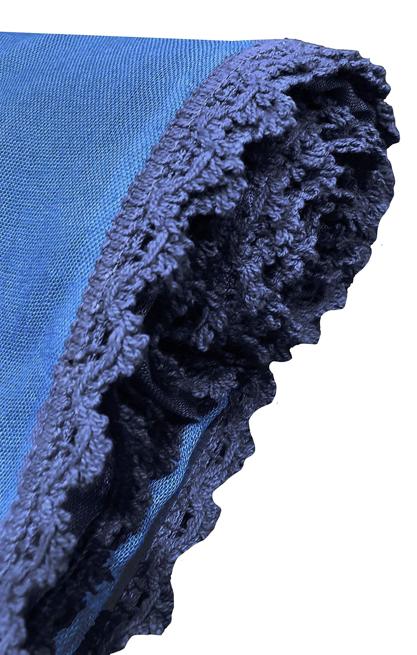 World of Shawls New Ladies Womens Plain with Delicate Lace Crochet Border Scarf Scarves Maxi Wrap