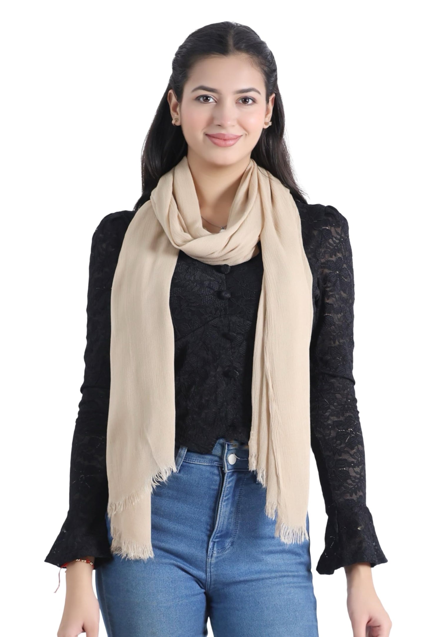 World of Shawls Soft Lightweight Scarf for Women – Classic Plain Wrap Shawl | Everyday Versatile Fashion Accessory