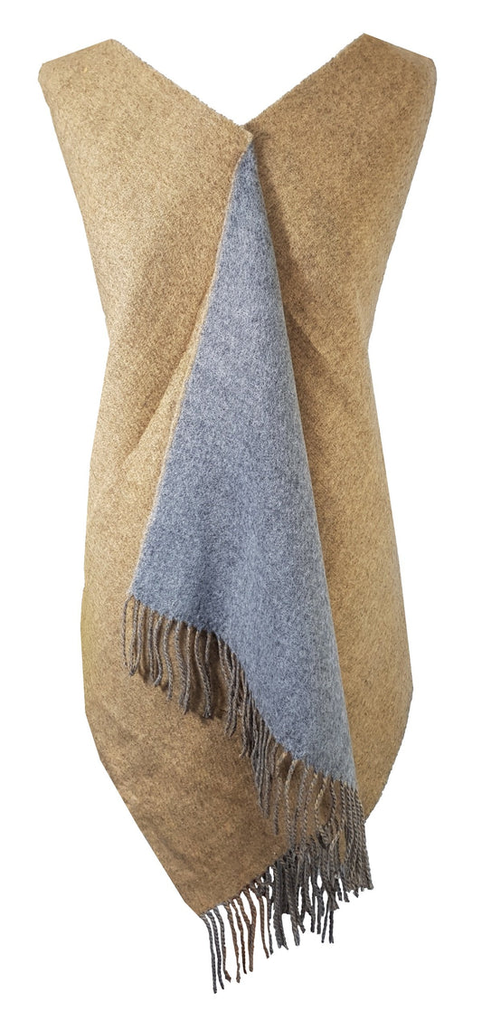 World of Shawls Reversible Winter Scarf Wrap Blanket Shawl Warm Soft Cozy