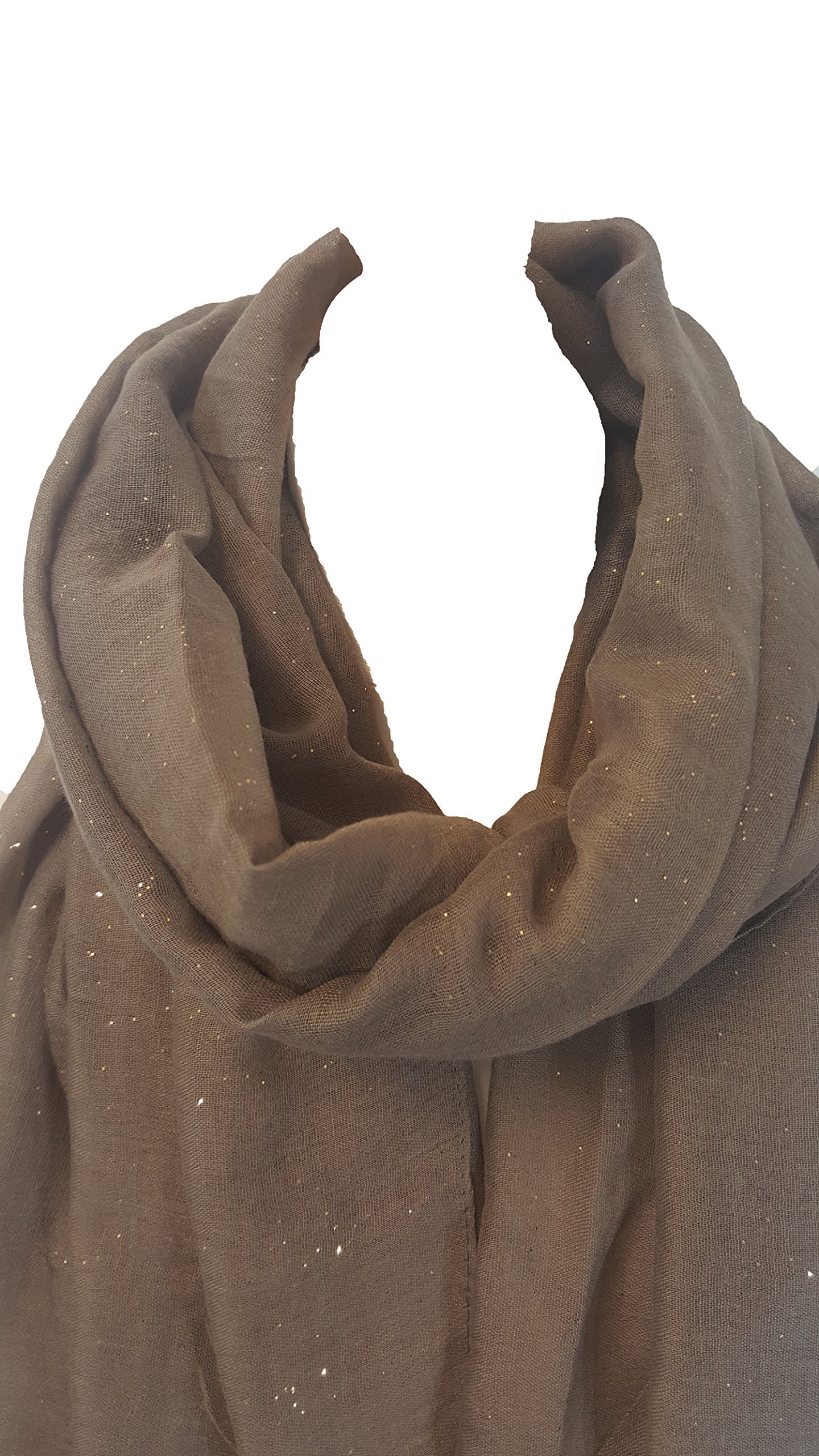 World of Shawls New Ladies Womens Glitter Sparkle Stardust Scarf Scarves Maxi Wrap - Stardust Plain/Beaded/Embroidered/Lace