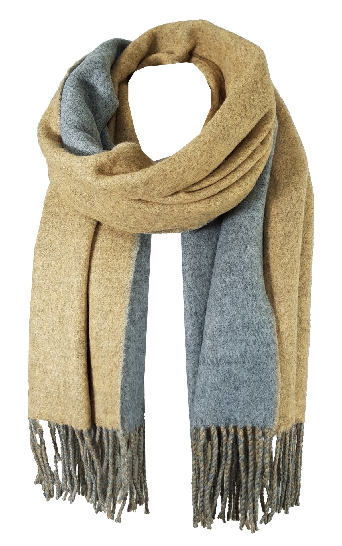 World of Shawls Reversible Winter Scarf Wrap Blanket Shawl Warm Soft Cozy