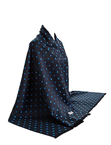 Winter Luxury Womens Polkadot Design Pashmina Style Shawl Scarf Wrap Stole Warm Soft Silky Touch and Sheen Reversible Contrasting Colours