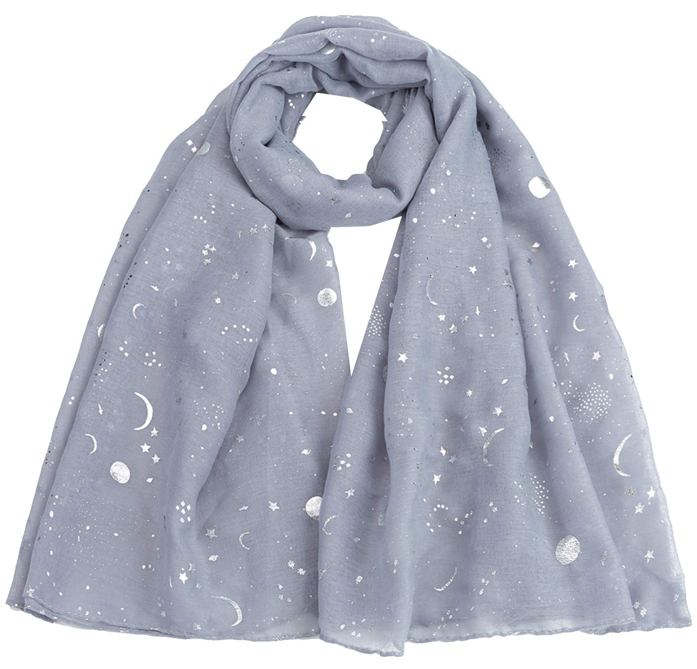 World of Shawls New Ladies Womens Glitter Sparkle Stardust Scarf Scarves Maxi Wrap - Stardust Plain/Beaded/Embroidered/Lace