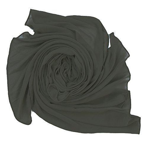World of Shawls Ladies Chic Breezy Flowing Bubble Chiffon Scarf Stole Wedding Party Occasion Prom