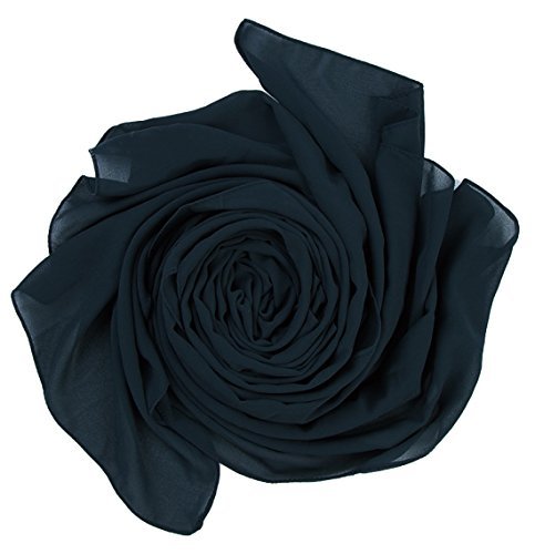 World of Shawls Ladies Chic Breezy Flowing Bubble Chiffon Scarf Stole Wedding Party Occasion Prom