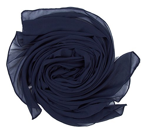 World of Shawls Ladies Chic Breezy Flowing Bubble Chiffon Scarf Stole Wedding Party Occasion Prom