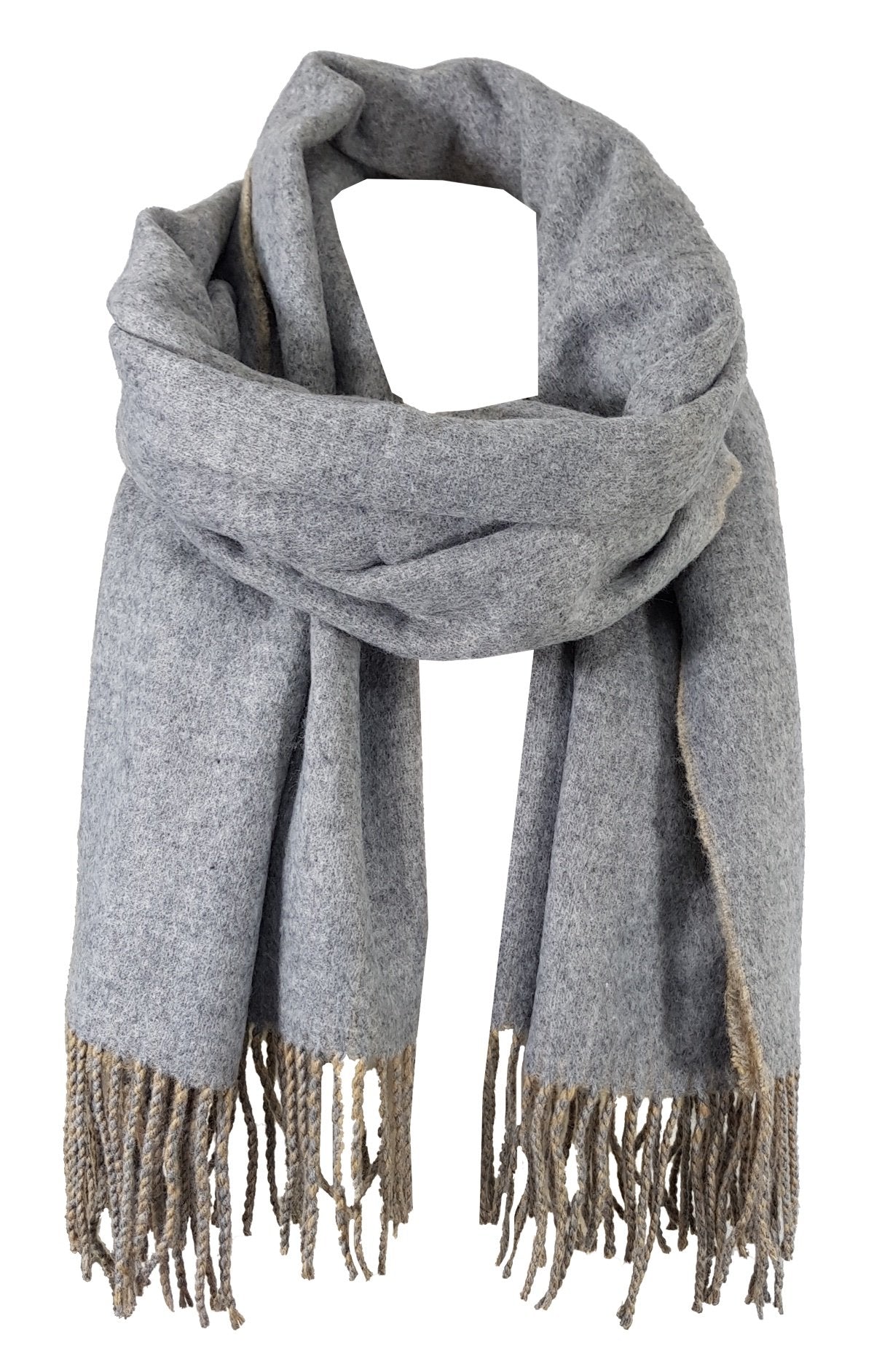World of Shawls Reversible Winter Scarf Wrap Blanket Shawl Warm Soft Cozy