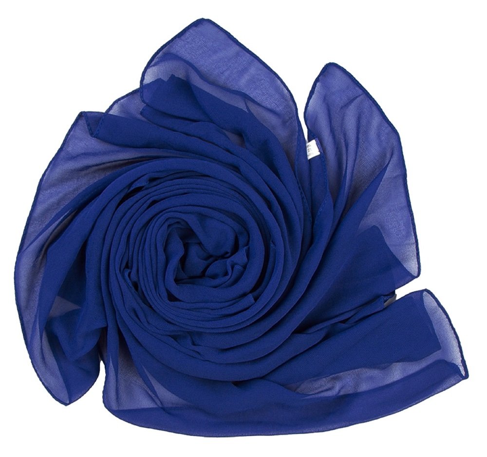 World of Shawls Ladies Chic Breezy Flowing Bubble Chiffon Scarf Stole Wedding Party Occasion Prom