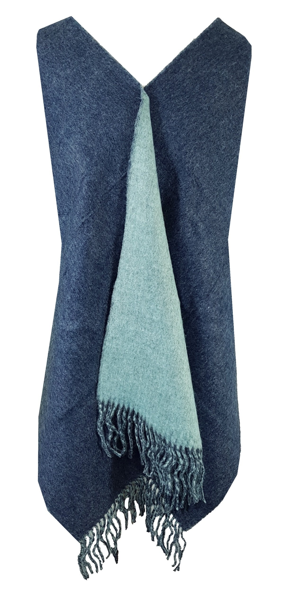 World of Shawls Reversible Winter Scarf Wrap Blanket Shawl Warm Soft Cozy