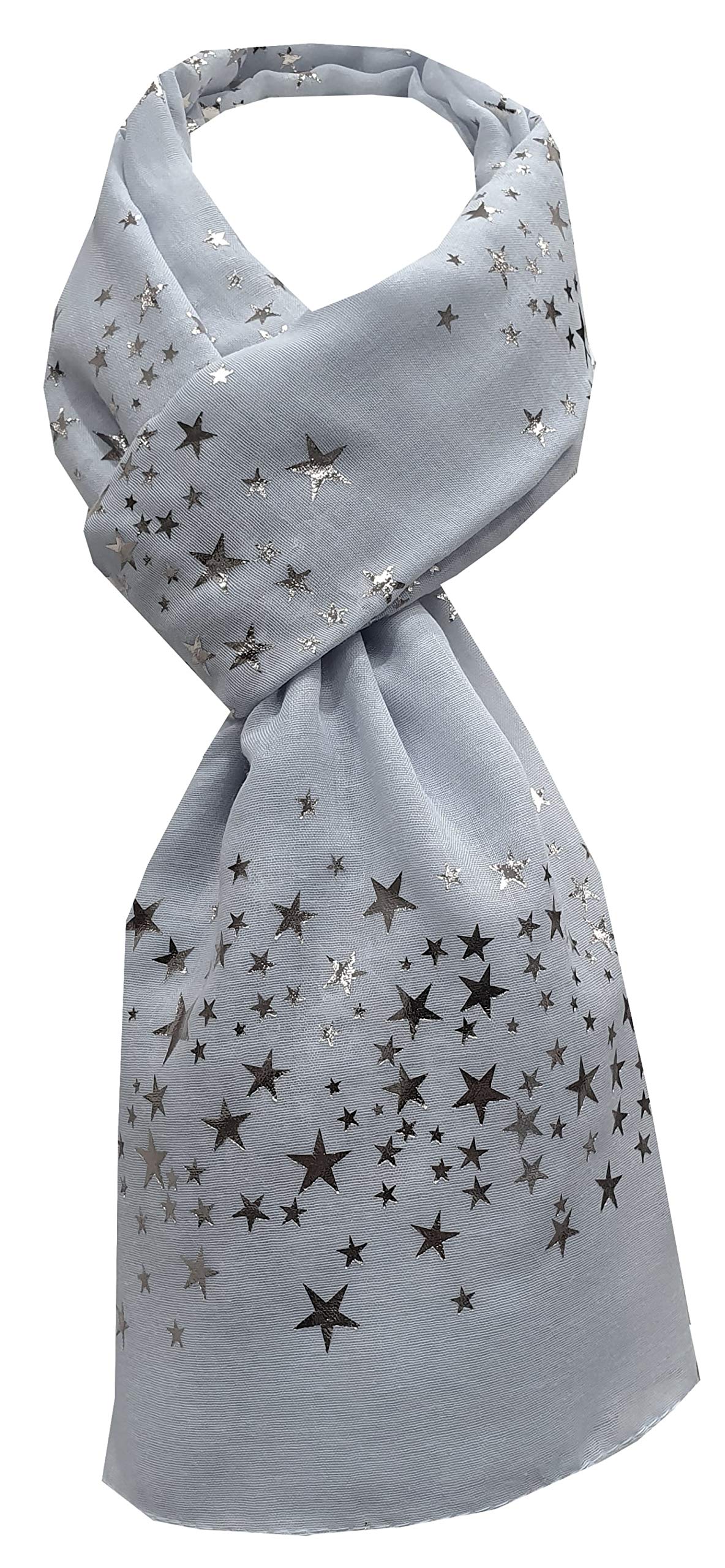 World of Shawls New Ladies Womens Glitter Sparkle Stardust Scarf Scarves Maxi Wrap - Stardust Plain/Beaded/Embroidered/Lace
