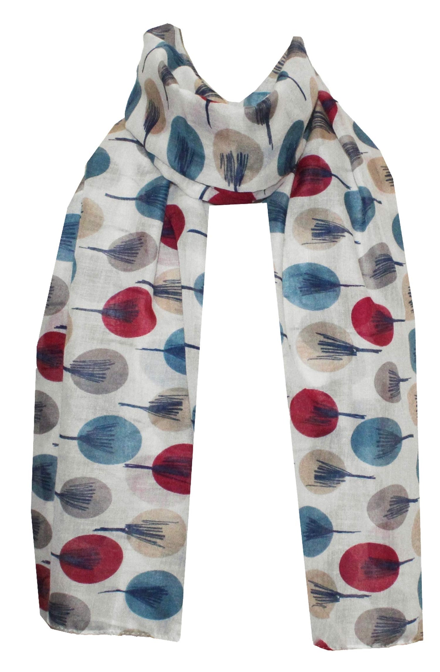 World of Shawls Women’s Lightweight Fashion Scarf – Soft Winter Wrap for Ladies, Long Shawl Scarf for Gifting, Bird & Floral Print Designs