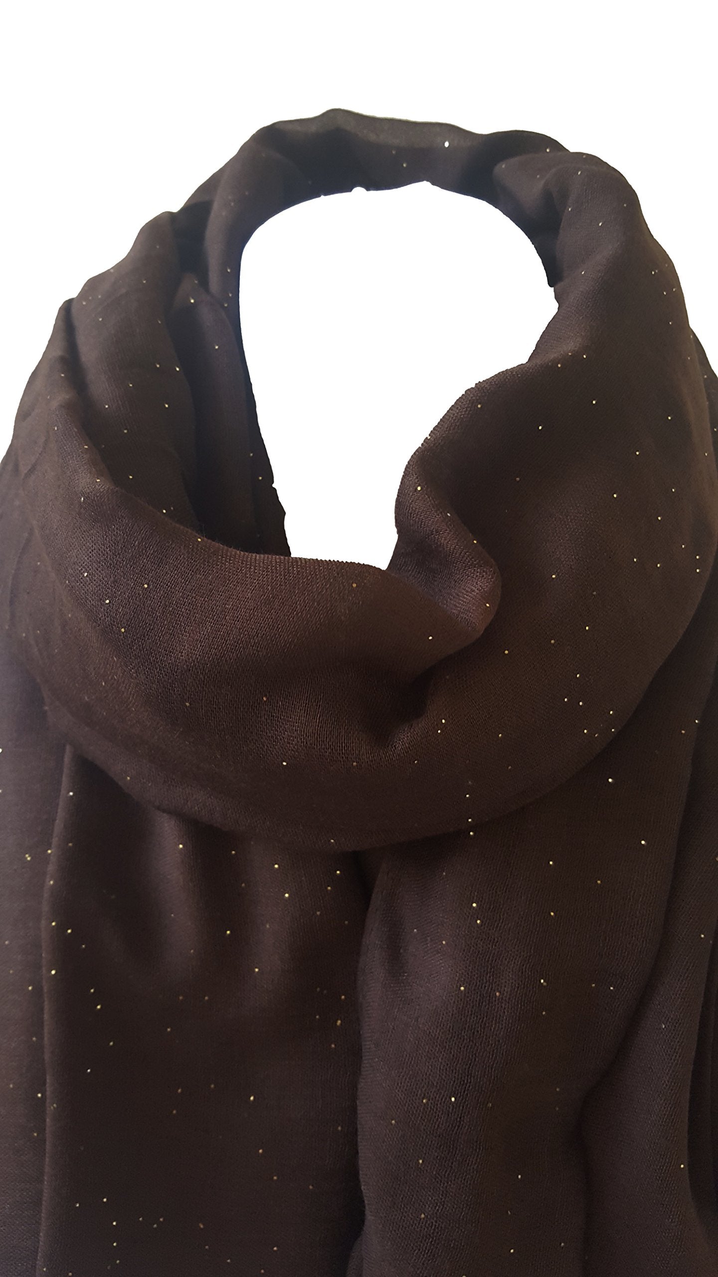 World of Shawls New Ladies Womens Glitter Sparkle Stardust Scarf Scarves Maxi Wrap - Stardust Plain/Beaded/Embroidered/Lace