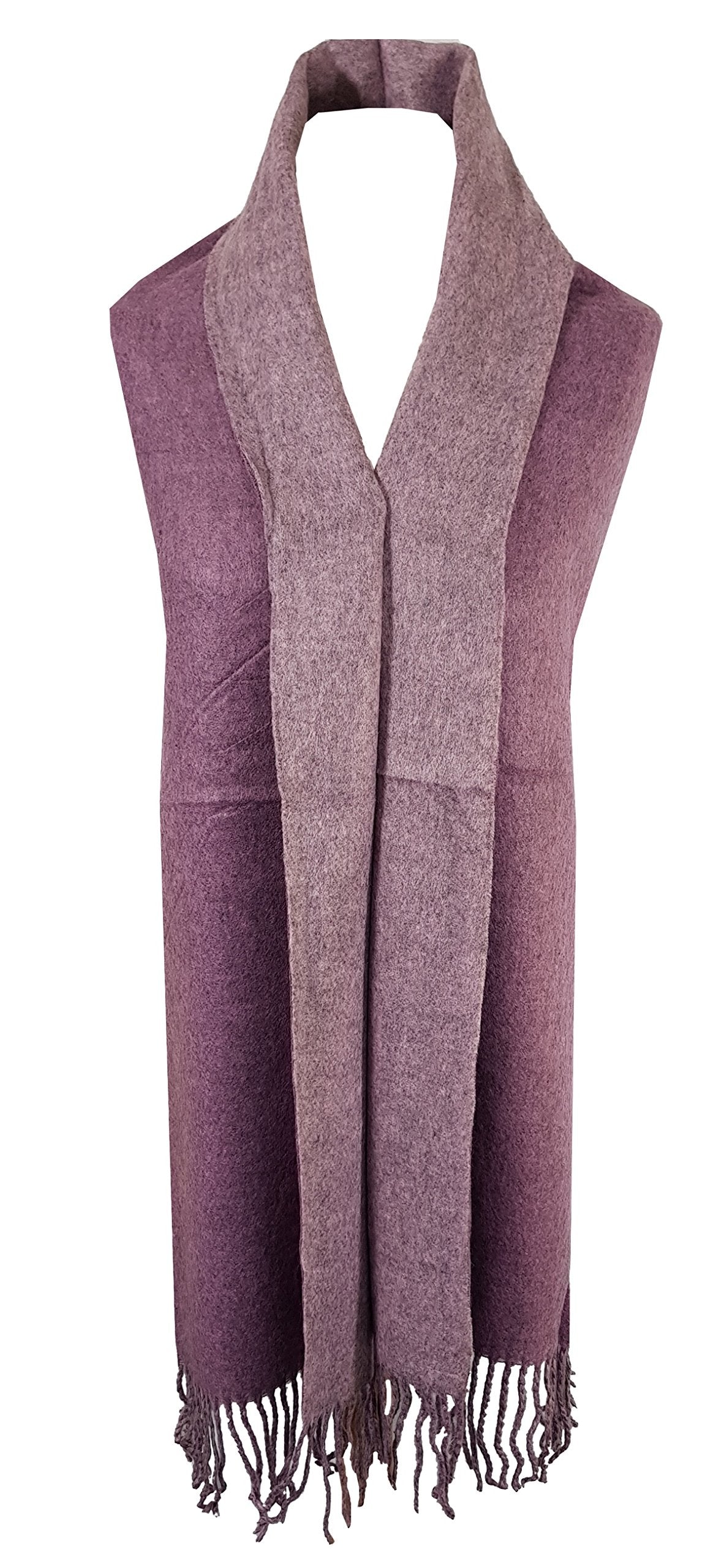 World of Shawls Reversible Winter Scarf Wrap Blanket Shawl Warm Soft Cozy