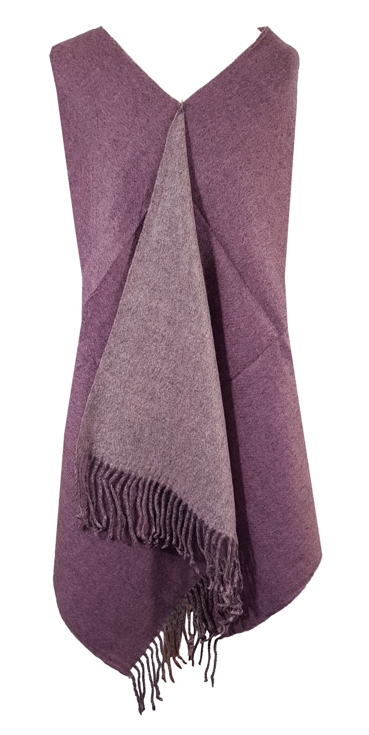 World of Shawls Reversible Winter Scarf Wrap Blanket Shawl Warm Soft Cozy