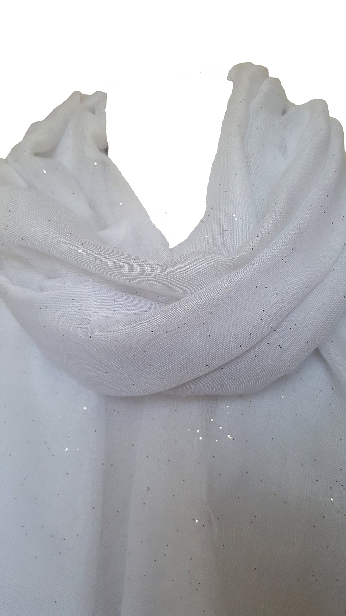 World of Shawls New Ladies Womens Glitter Sparkle Stardust Scarf Scarves Maxi Wrap - Stardust Plain/Beaded/Embroidered/Lace