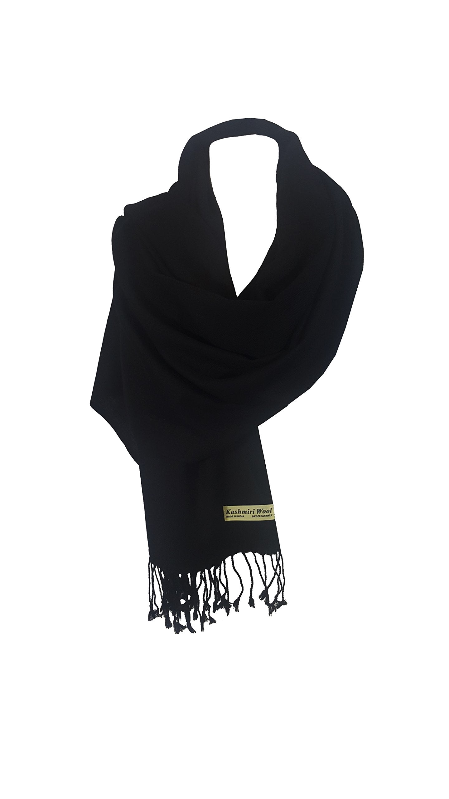 World of Shawls Exclusive Kashmiri Wool Pashmina Shawl Wrap Scarf