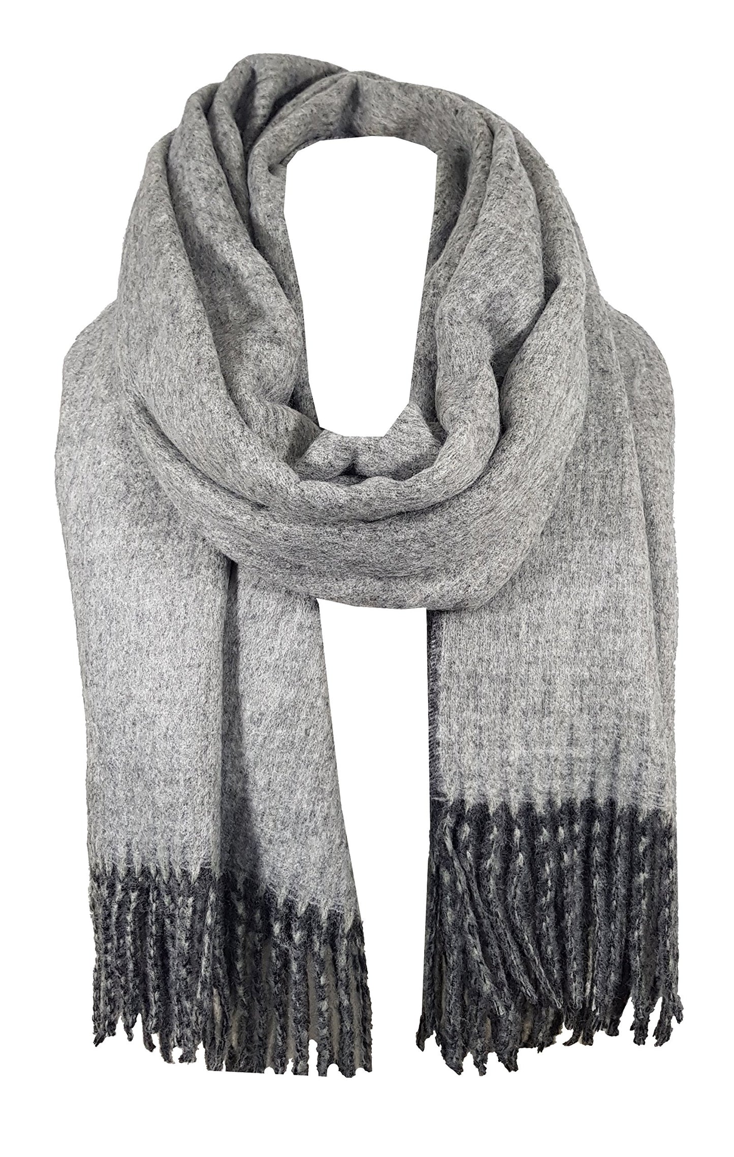 World of Shawls Reversible Winter Scarf Wrap Blanket Shawl Warm Soft Cozy