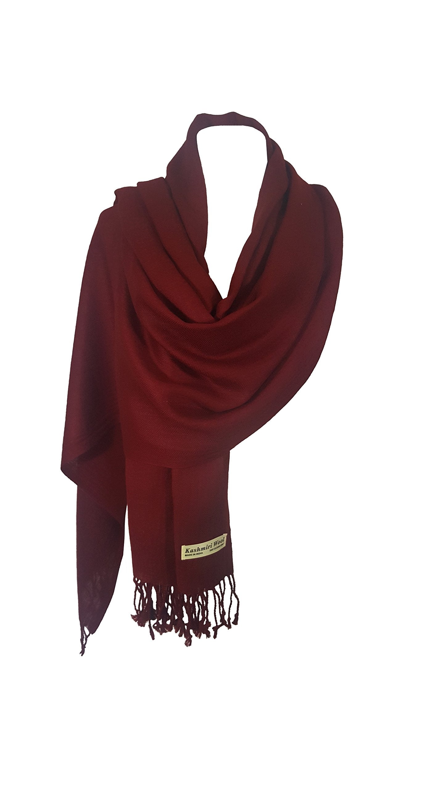 World of Shawls Exclusive Kashmiri Wool Pashmina Shawl Wrap Scarf