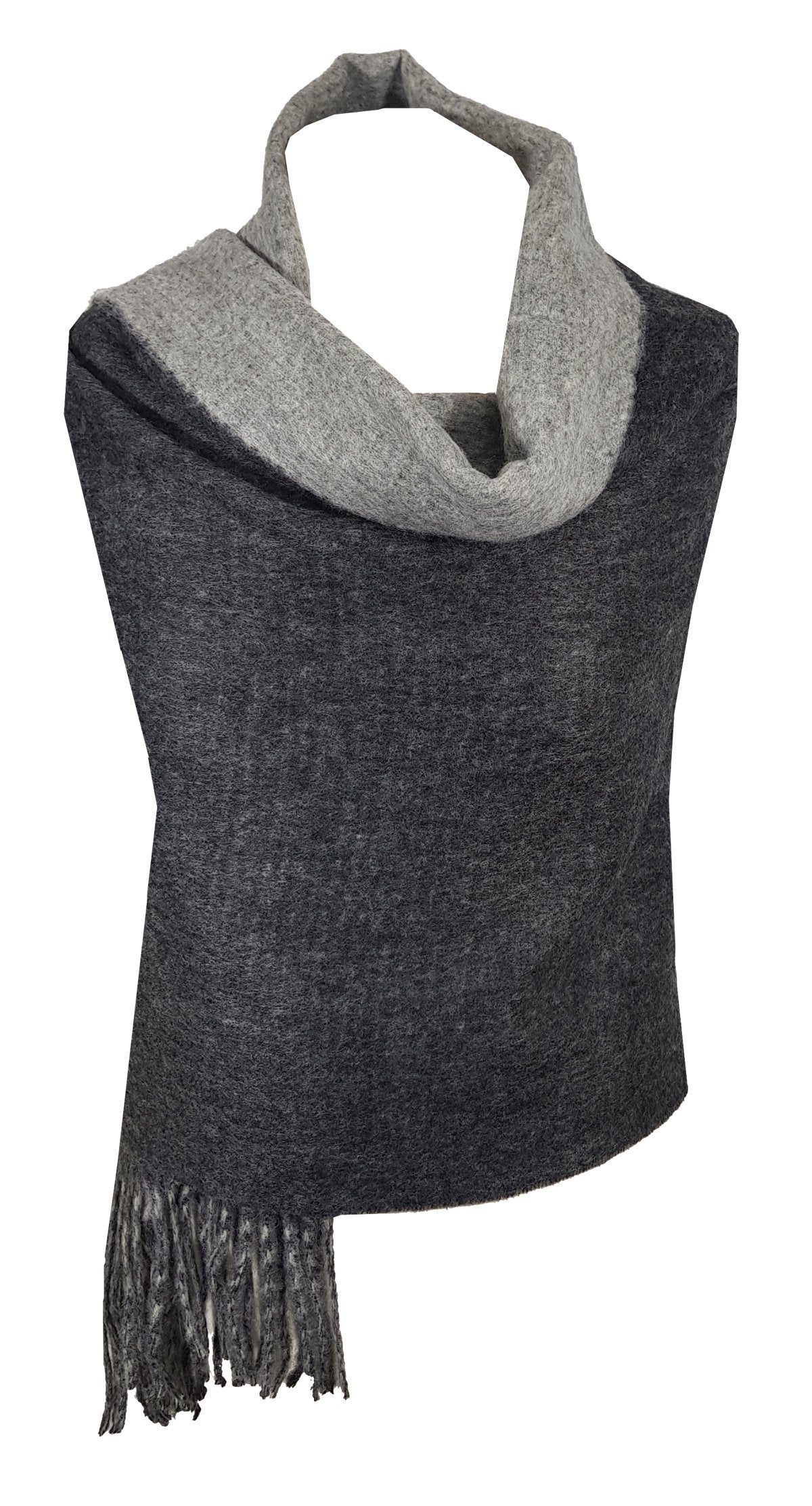 World of Shawls Reversible Winter Scarf Wrap Blanket Shawl Warm Soft Cozy