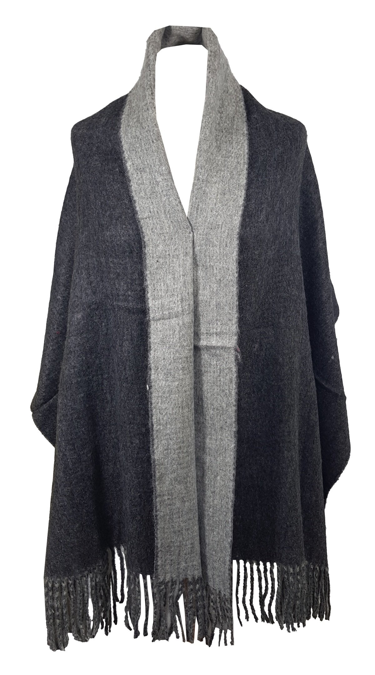 World of Shawls Reversible Winter Scarf Wrap Blanket Shawl Warm Soft Cozy