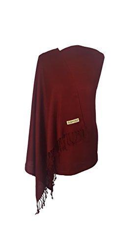 World of Shawls Exclusive Kashmiri Wool Pashmina Shawl Wrap Scarf