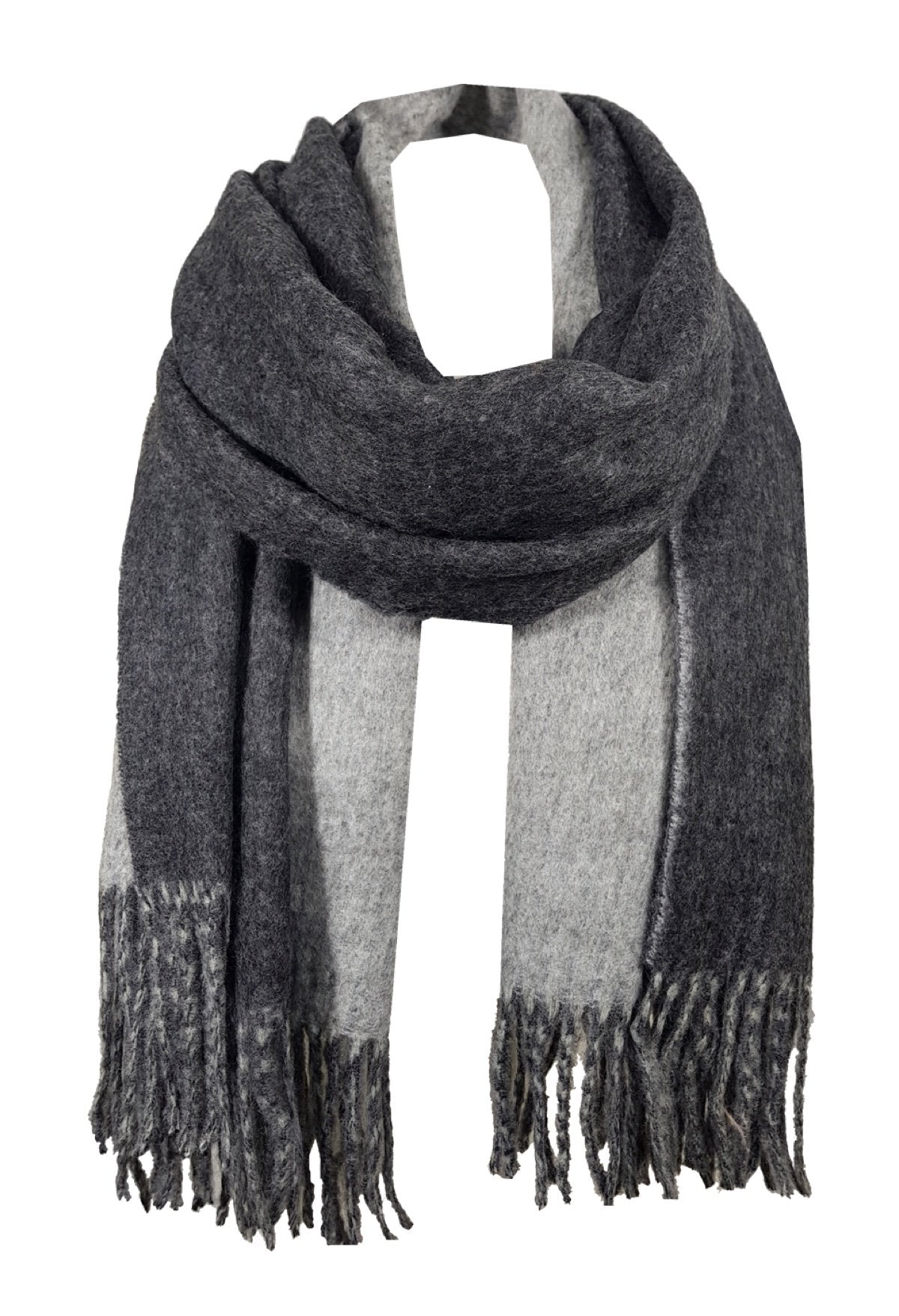 World of Shawls Reversible Winter Scarf Wrap Blanket Shawl Warm Soft Cozy