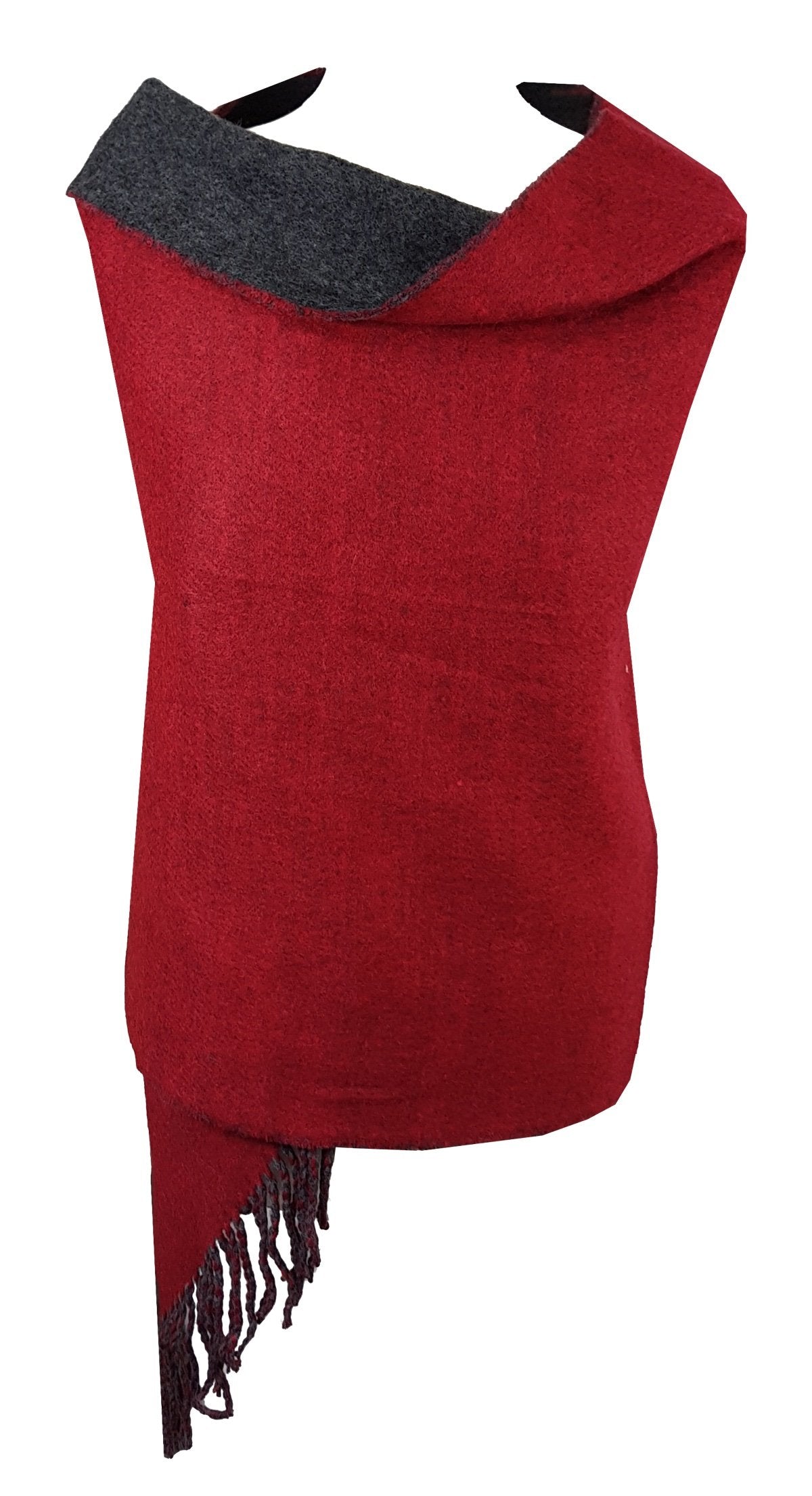 World of Shawls Reversible Winter Scarf Wrap Blanket Shawl Warm Soft Cozy