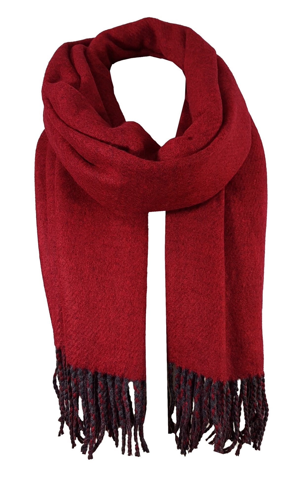 World of Shawls Reversible Winter Scarf Wrap Blanket Shawl Warm Soft Cozy