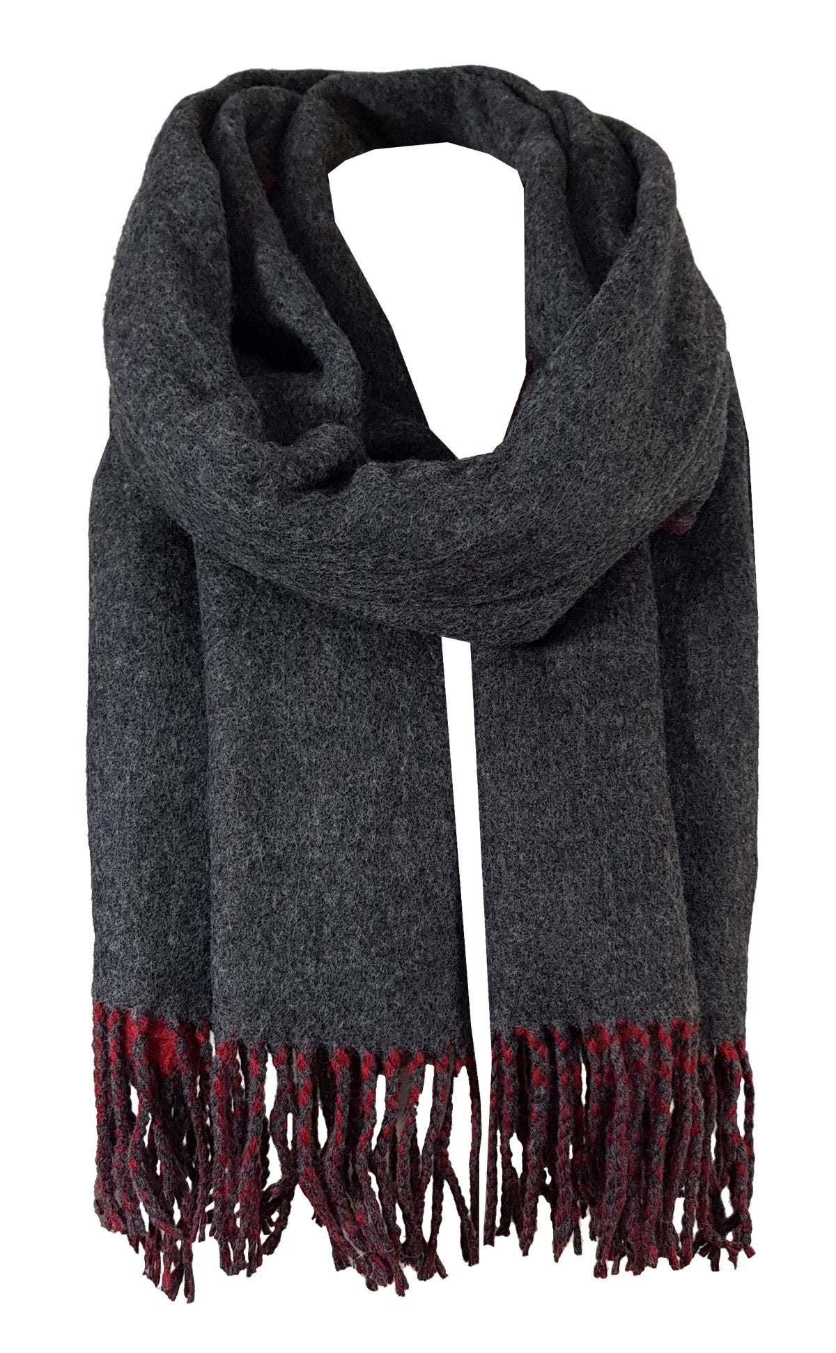 World of Shawls Reversible Winter Scarf Wrap Blanket Shawl Warm Soft Cozy