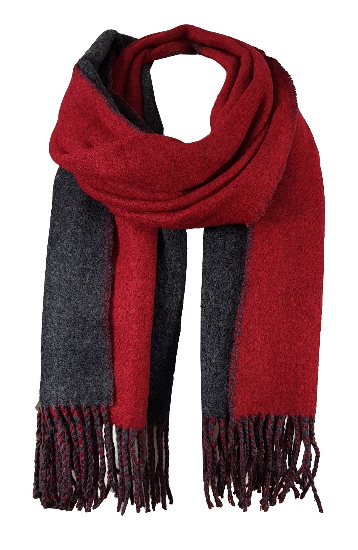 World of Shawls Reversible Winter Scarf Wrap Blanket Shawl Warm Soft Cozy