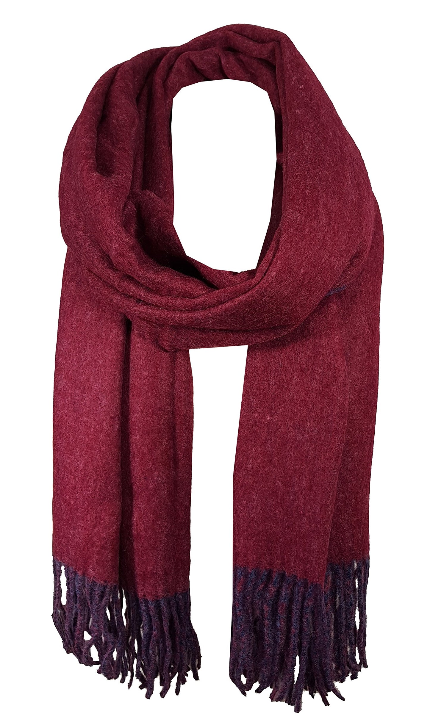 World of Shawls Reversible Winter Scarf Wrap Blanket Shawl Warm Soft Cozy
