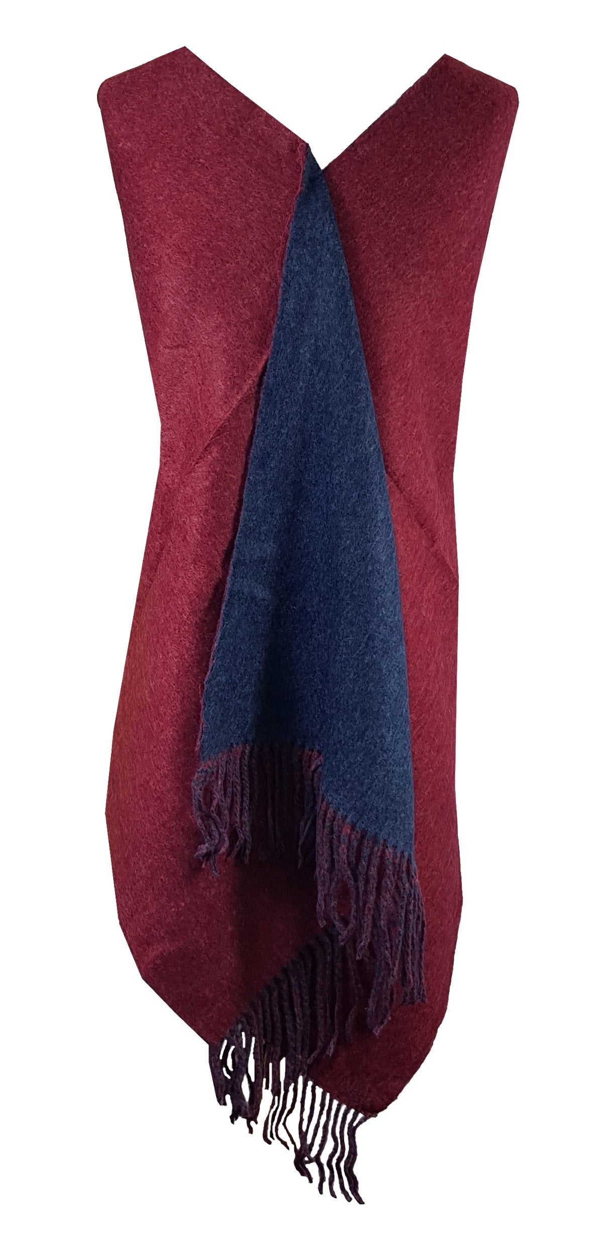 World of Shawls Reversible Winter Scarf Wrap Blanket Shawl Warm Soft Cozy
