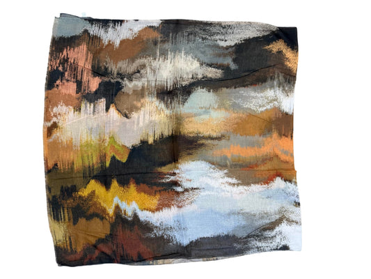 World of Shawls Women’s Artistic Watercolor Scarf – Soft Lightweight Wrap Shawl – Fashion Accessory for All Seasons